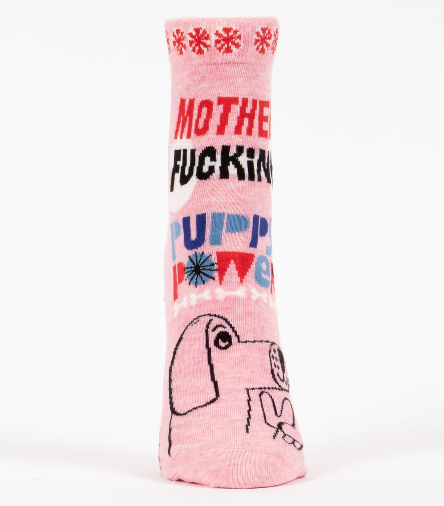 Mother Fucking Puppy Power - Ankle Socks