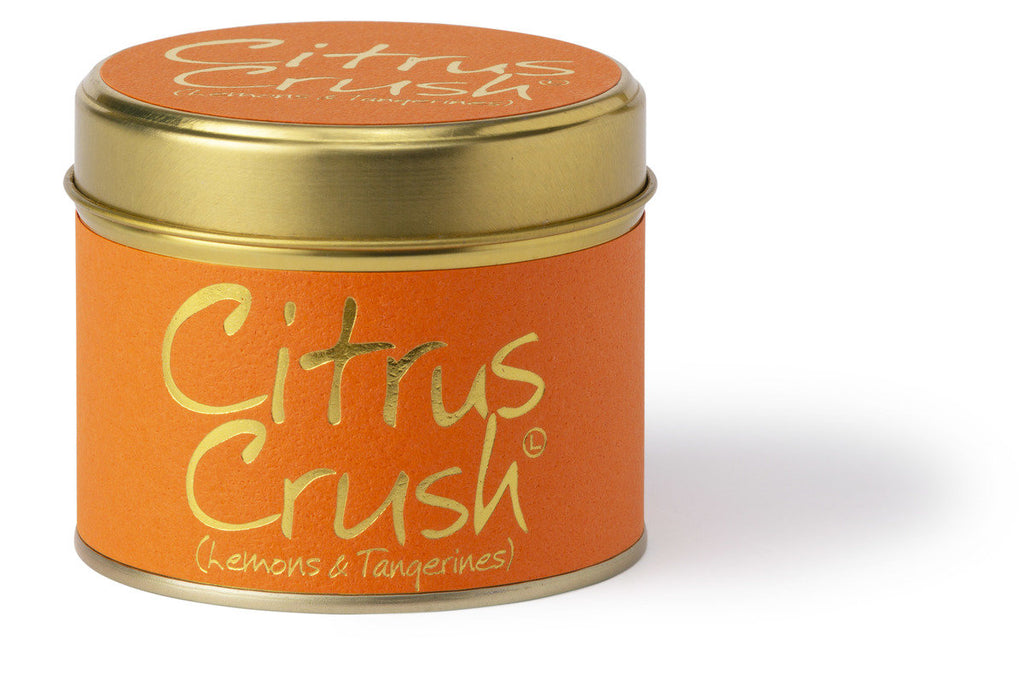 Lily-Flame Scented Tin Candle - Citrus Crush