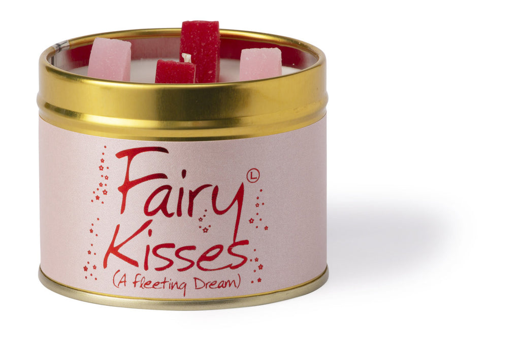 Lily-Flame Scented Tin Candle - Fairy Kisses