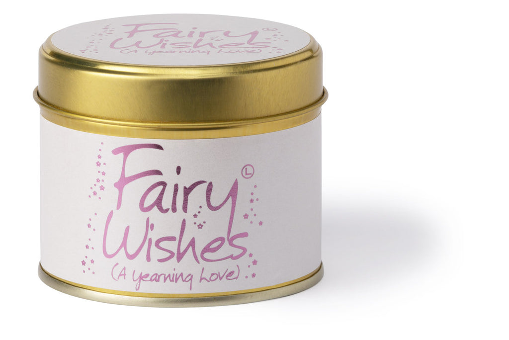 Lily-Flame Scented Tin Candle - Fairy Wishes