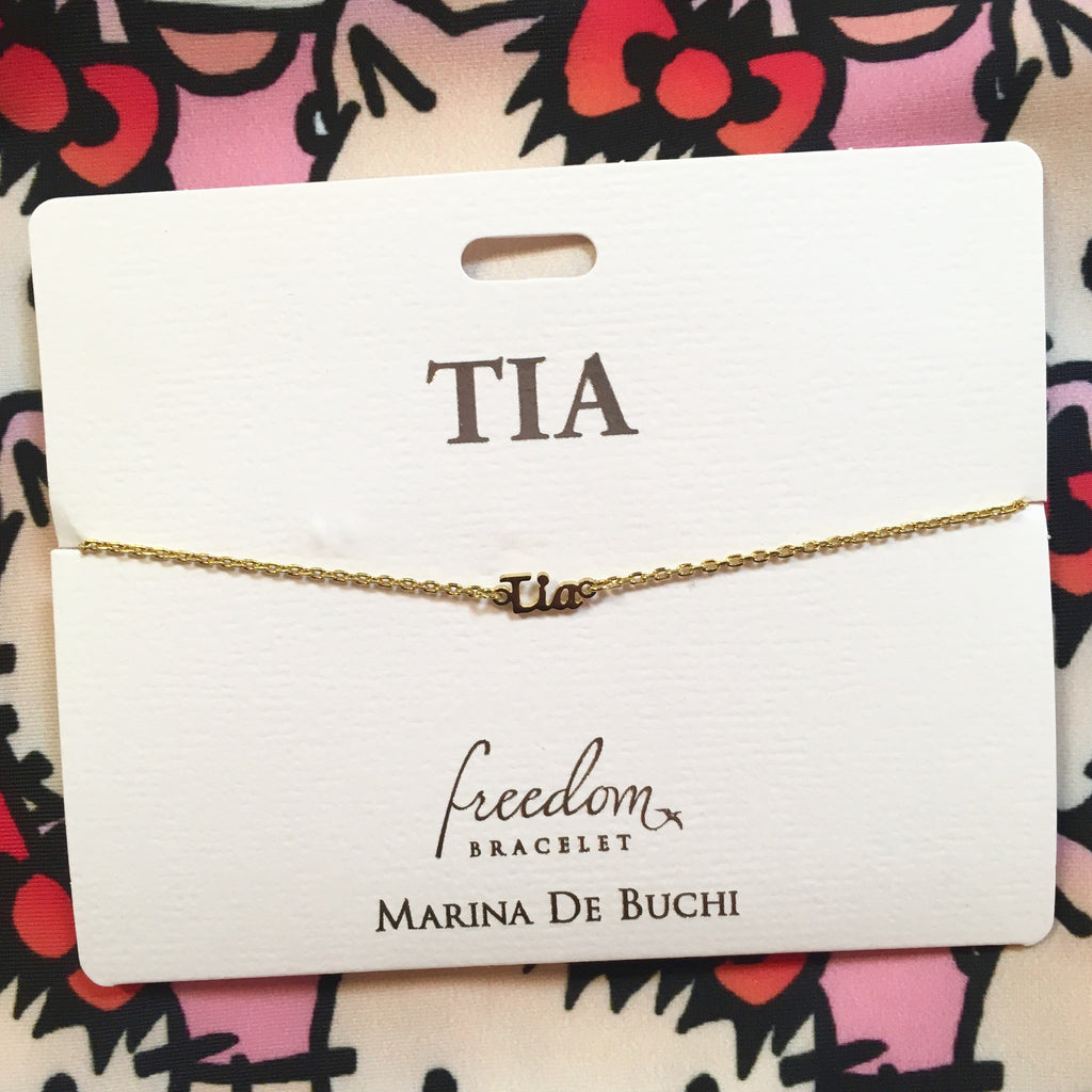 Marina De Buchi Personalised Name Bracelet - Tia
