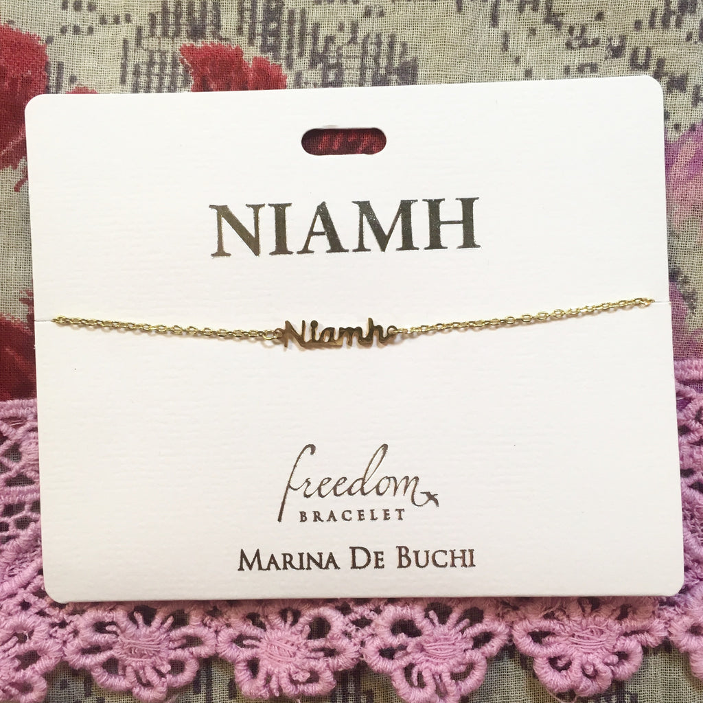 Marina De Buchi Personalised Name Bracelet - N