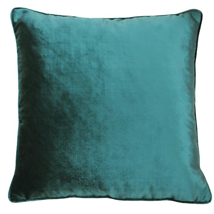 Luxe Velvet Piped Cushion - Jadite