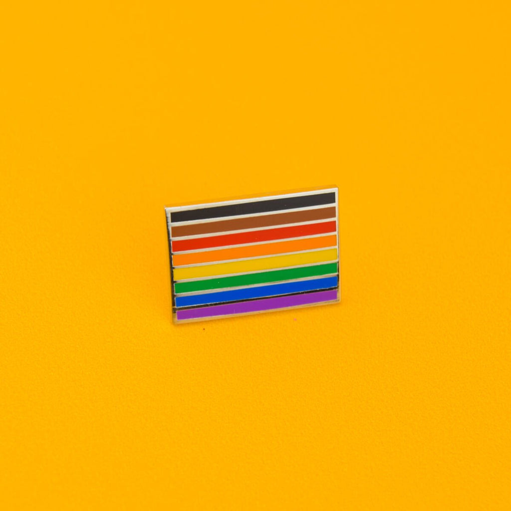 Enamel Pin Badge - POC Rainbow Flag