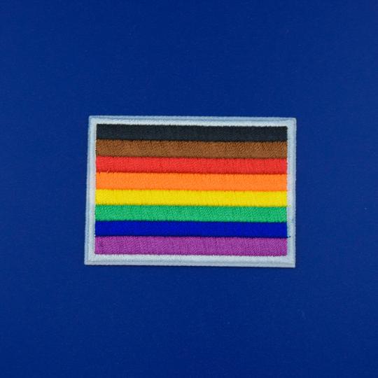 Iron on Patch - POC Rainbow Flag