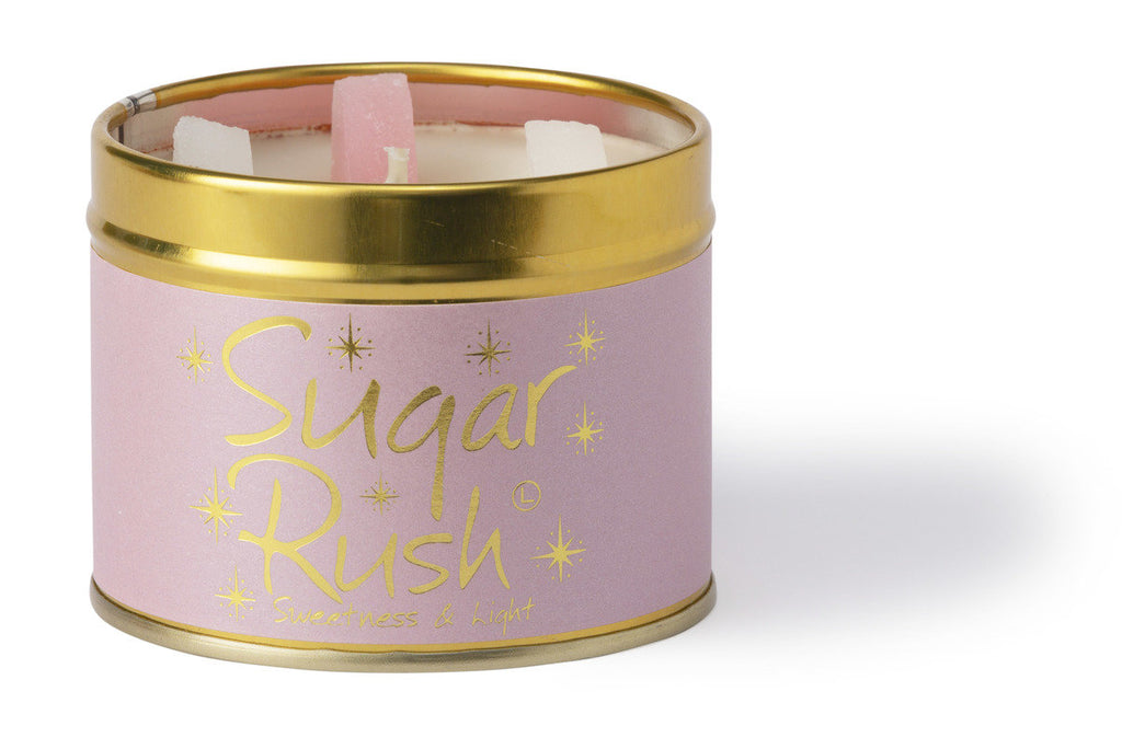 Lily-Flame Scented Tin Candle - Sugar Rush