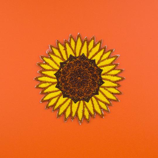 Iron on Patch - Sunflower Mandala