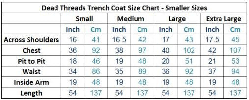 Dead Threads Bondage Trench Coat