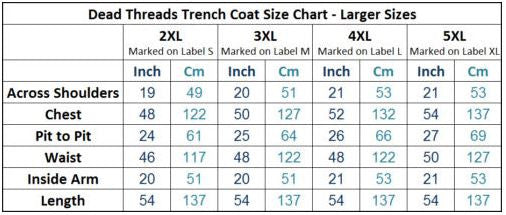 Dead Threads Bondage Trench Coat