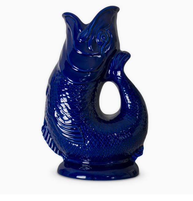 Wade Gluggle Jug - Cobalt Blue