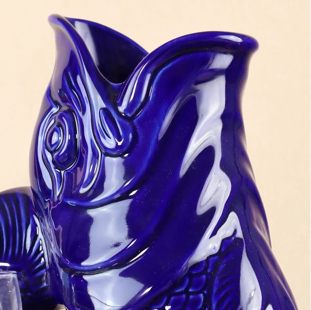 Wade Gluggle Jug - Cobalt Blue