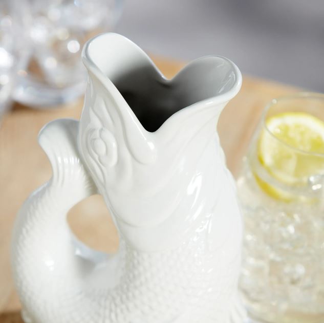 Wade Gluggle Jug - White