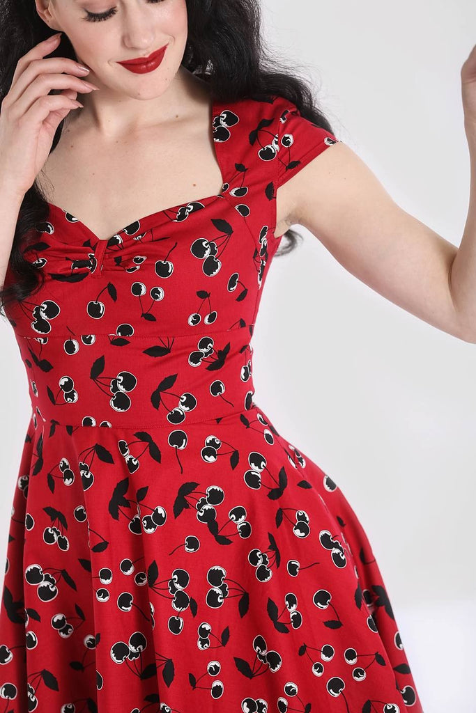Hell Bunny Alison Cherry 50s Dress