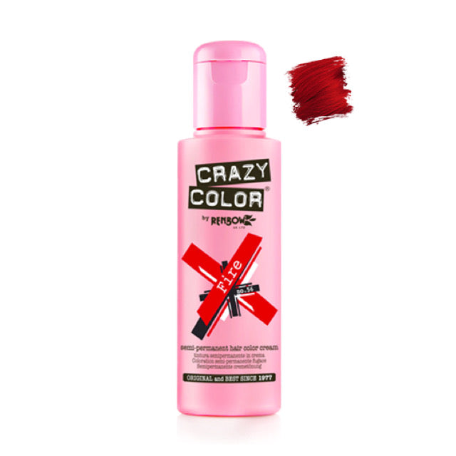 Crazy Color Semi-Permanent Hair Colour - Fire