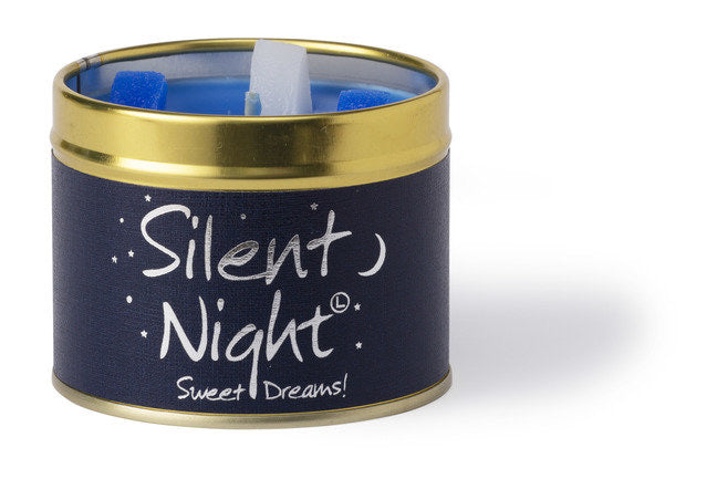 Lily-Flame Scented Tin Candle - Silent Night