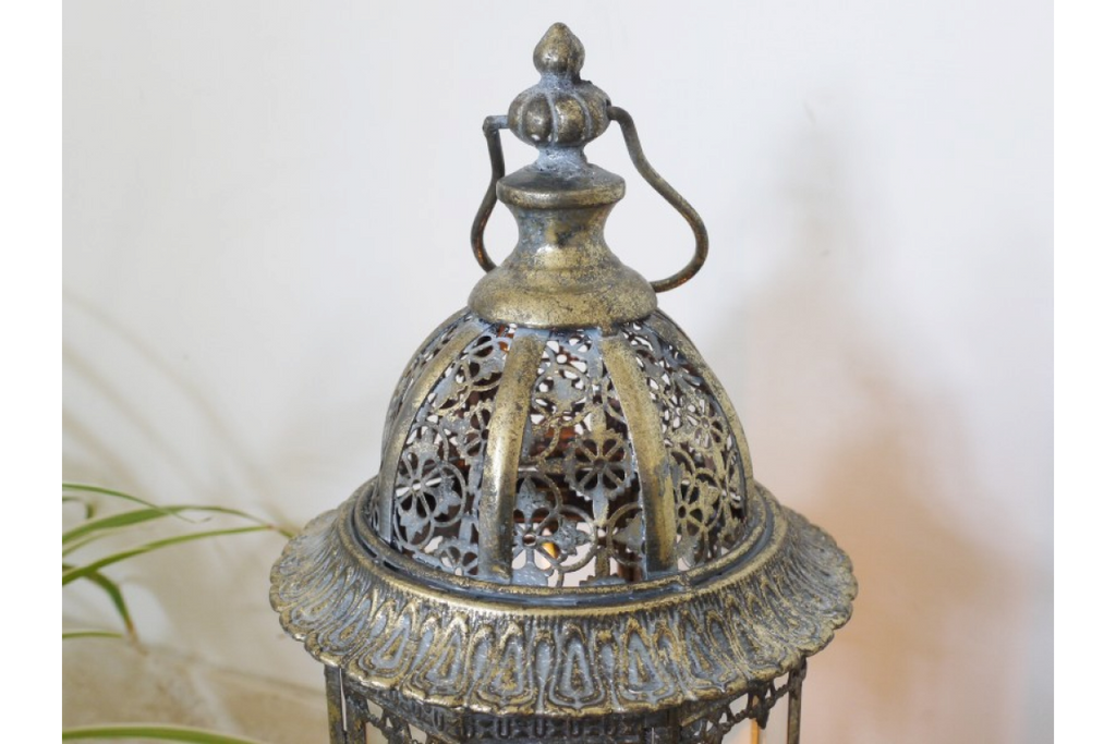 Ornate Brass Lantern Large