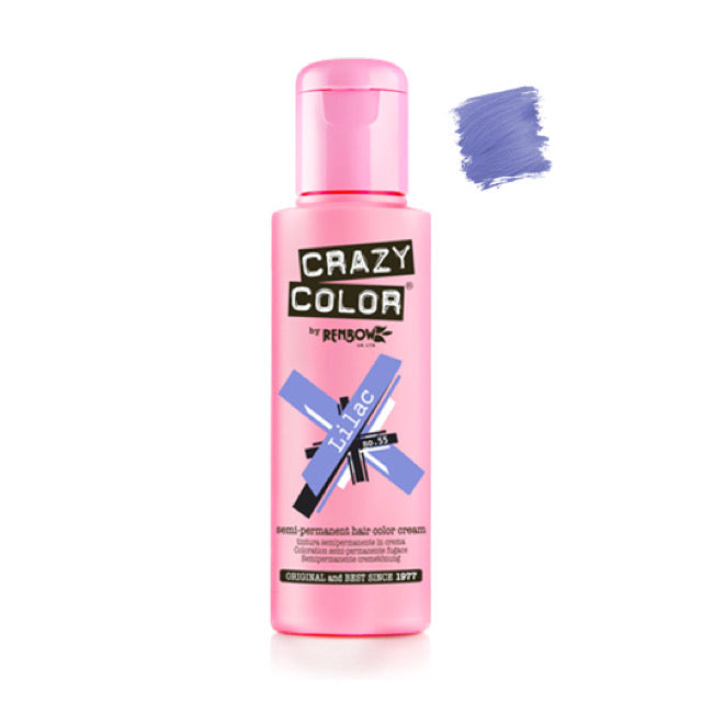 Crazy Color Semi-Permanent Hair Colour - Lilac