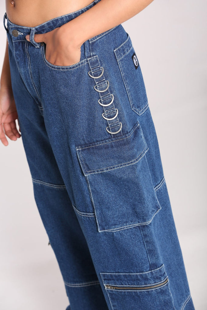 Hell Bunny Cameron Jeans - Blue