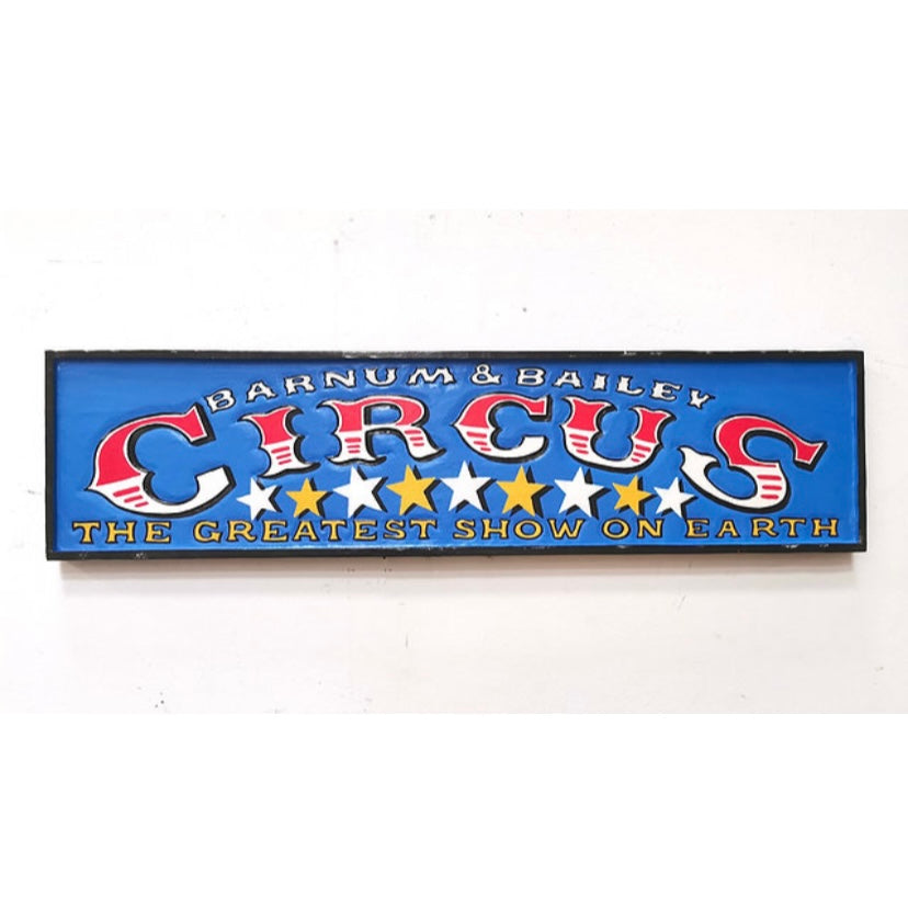 Wooden Circus Sign