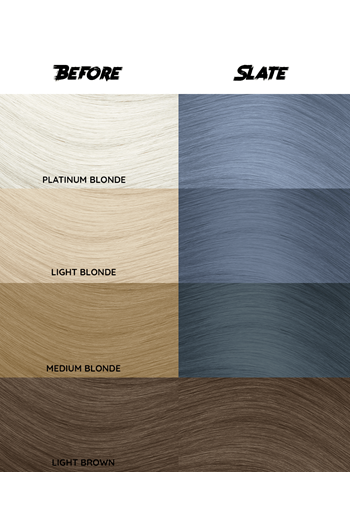 Crazy Color Semi-Permanent Hair Colour - Slate