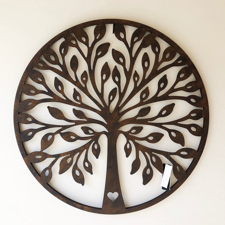 Tree of Life with Heart Wall Plaque