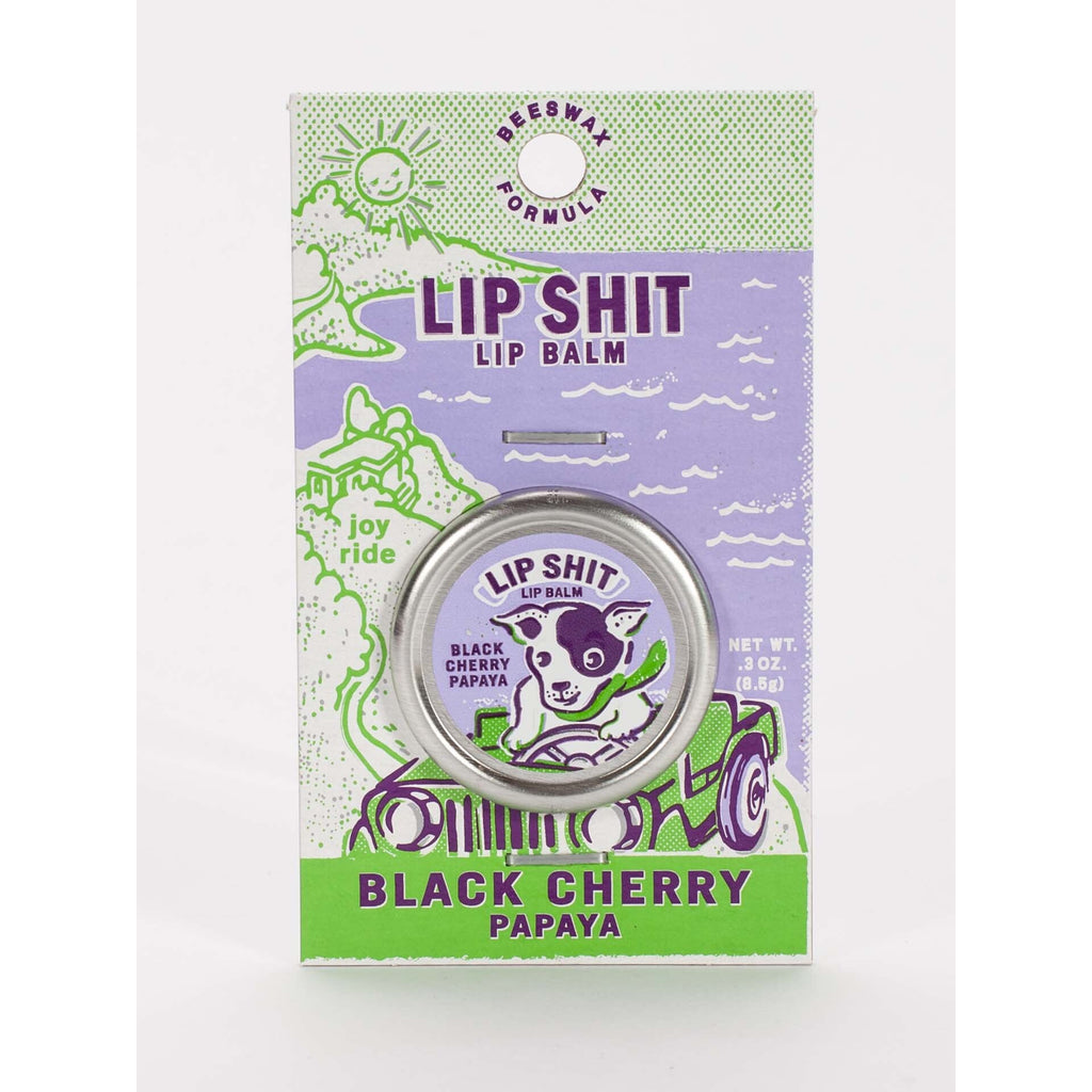 Blue Q Lip Shit Lip Balm - Black Cherry & Papaya