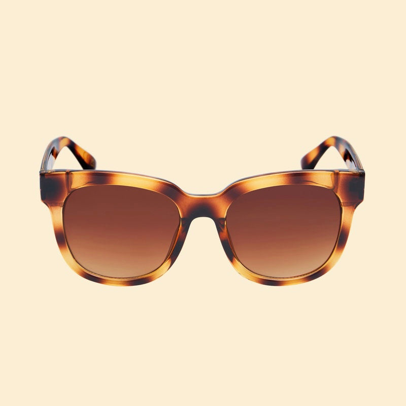 Elena Sunglasses - Sunburst Tortoiseshell