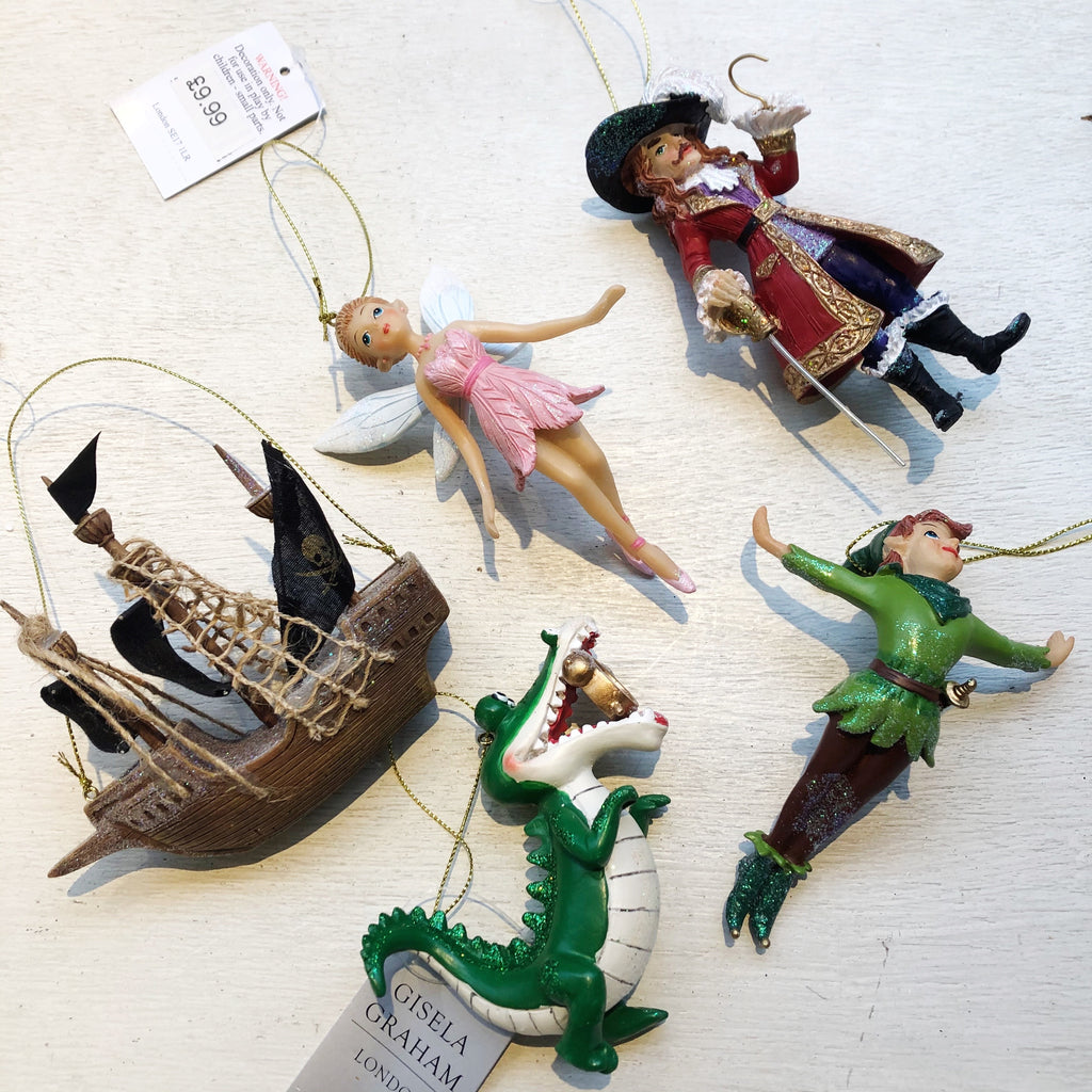Peter Pan Theme Christmas Decorations - 5 Styles