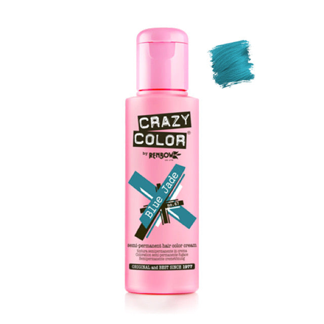 Crazy Color Semi-Permanent Hair Colour - Blue Jade