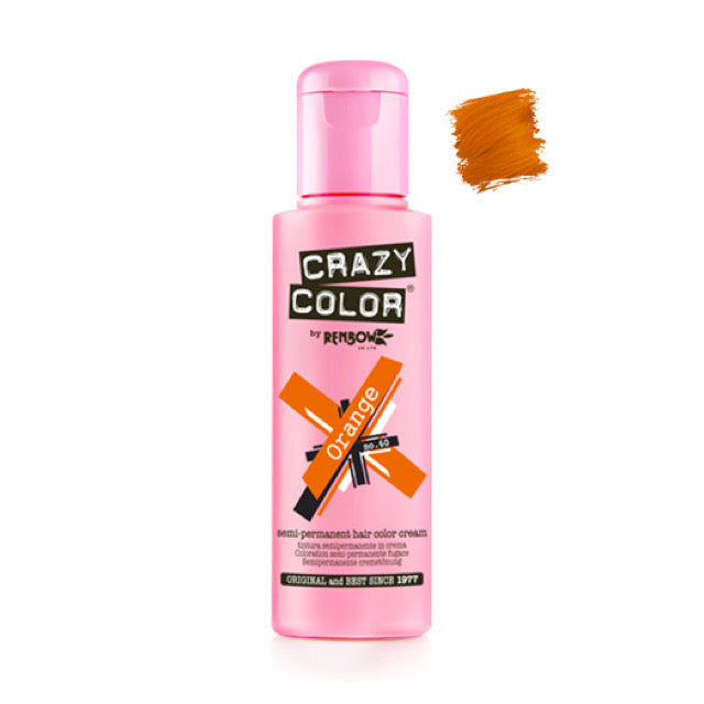 Crazy Color Semi-Permanent Hair Colour - Orange