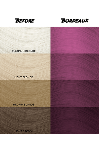 Crazy Color Semi-Permanent Hair Colour - Bordeaux