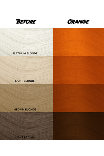Crazy Color Semi-Permanent Hair Colour - Orange