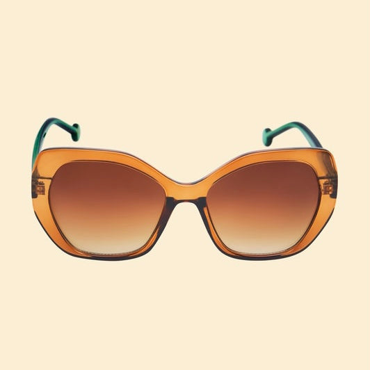 Brianna Sunglasses - Mandarin & Sage