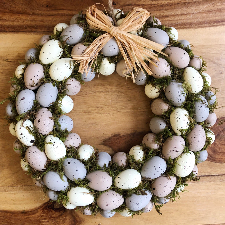 Lilac Egg Easter Wreath