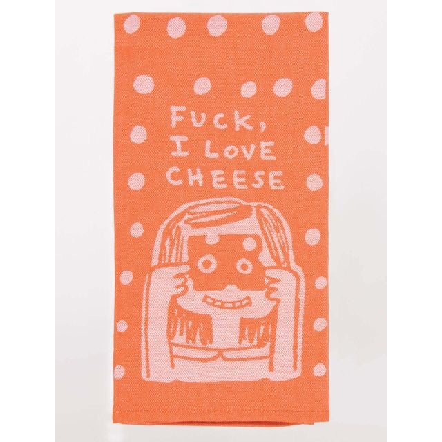 Teal Towel - Fuck, I Love Cheese