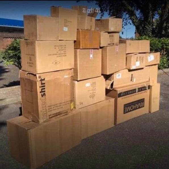 20 Used Cardboard Boxes