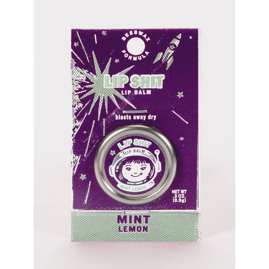 Blue Q Lip Shit Lip Balm - Mint & Lemon