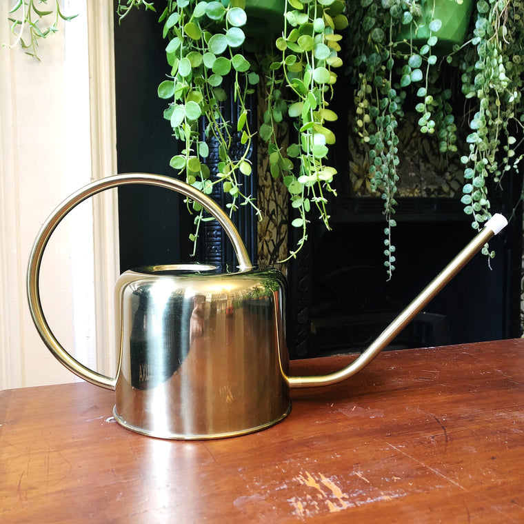 Vintage Style Watering Can - Gold Colour