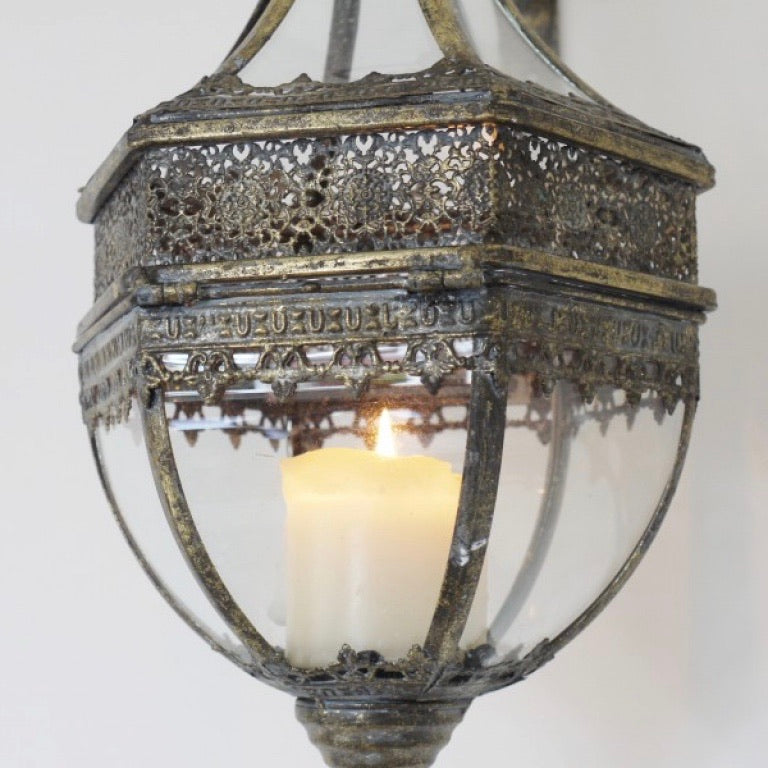 Wall Hanging Lantern Plus Bracket