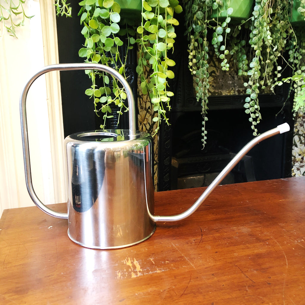 Vintage Style Watering Can - Silver Colour