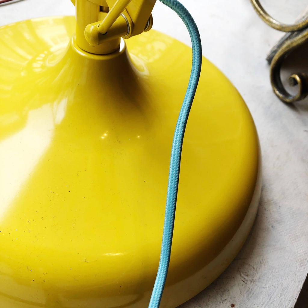 Yellow Angle Floor Lamp