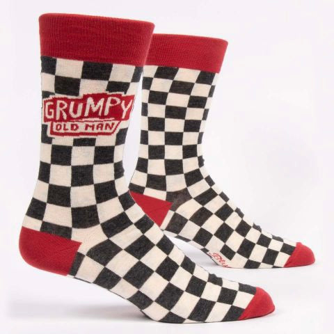 Grumpy Old Man - Mens Crew Socks