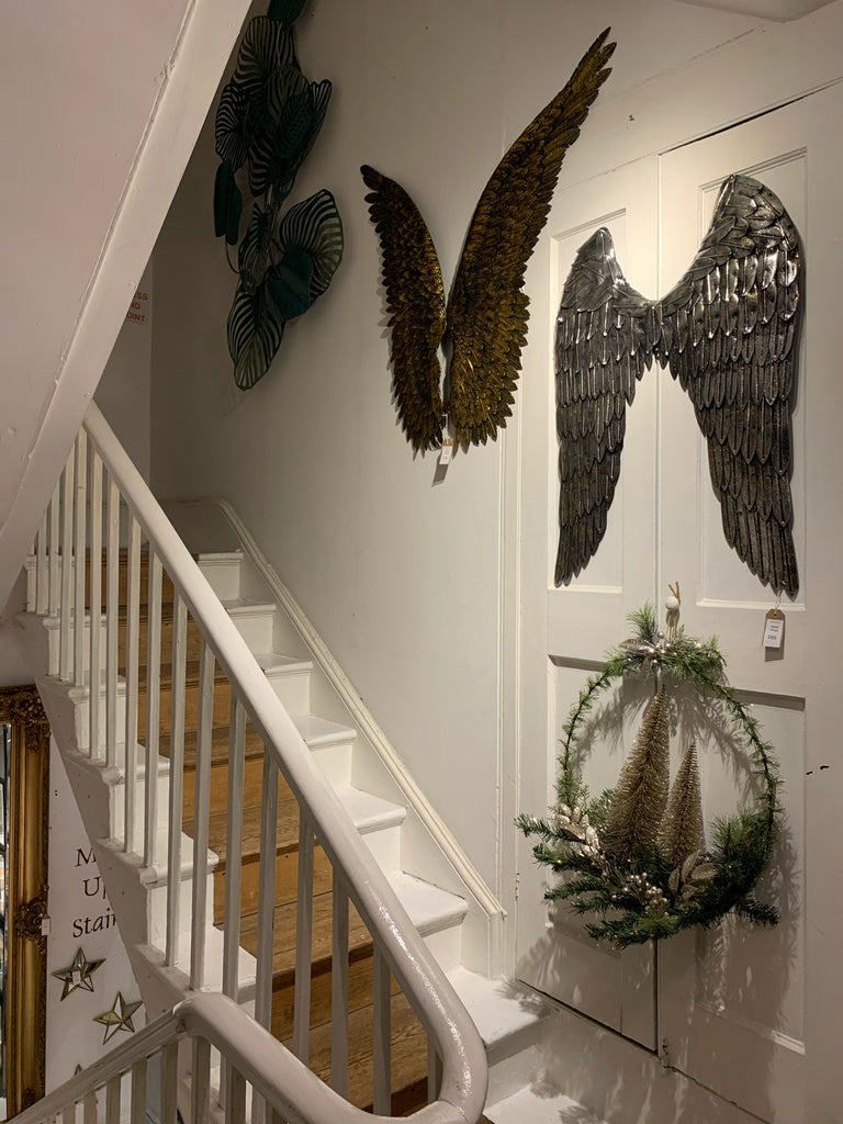 Large Angel Wings Metal Wall Art Picture Plaque