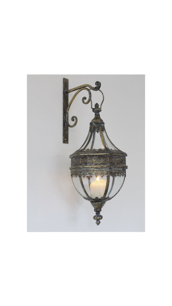 Wall Hanging Lantern Plus Bracket