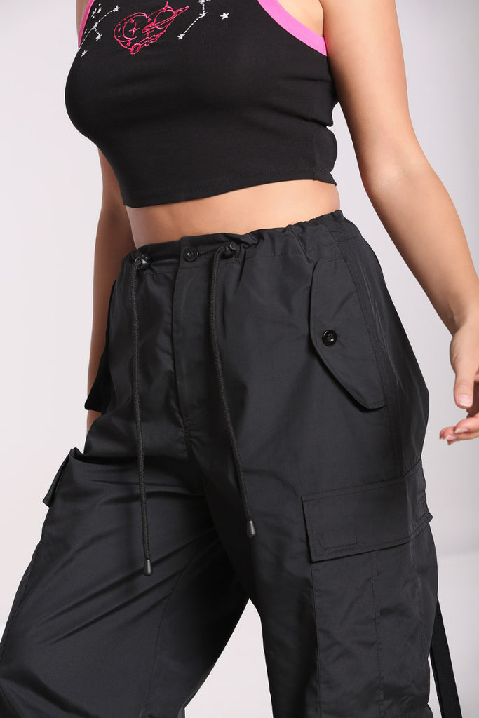 Hell Bunny Nickel Combat Trousers