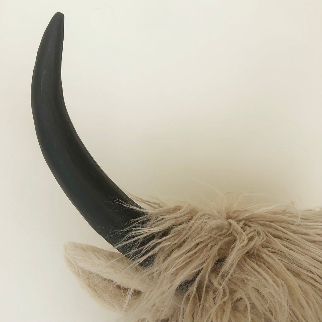 Highland Cow Yak Head Wall Mounted