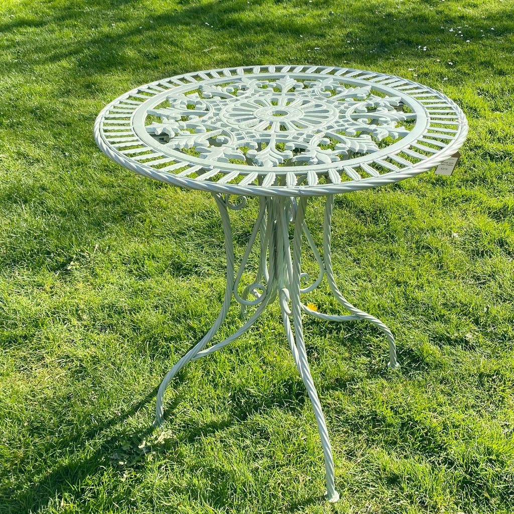 Garden Table & Chair Set - Round Green