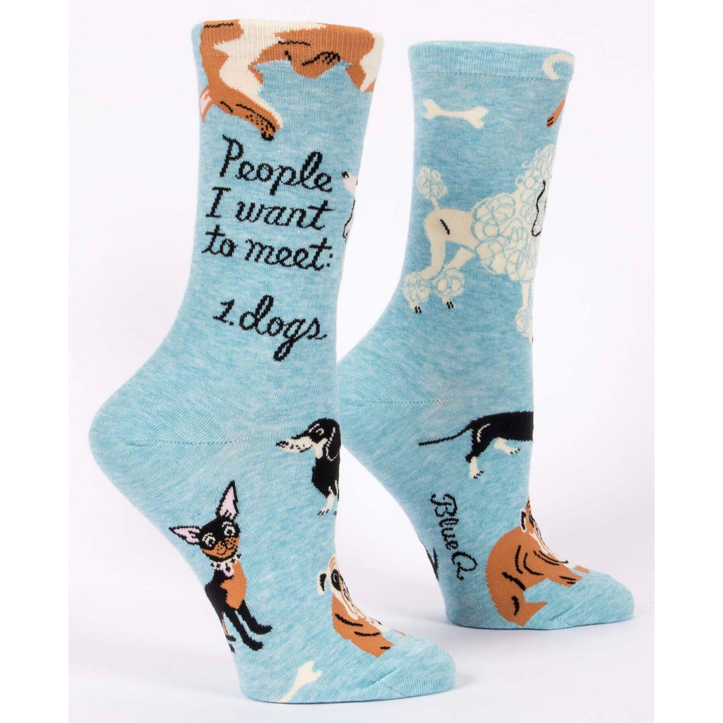 People I Want To Meet: Dogs - Crew Socks