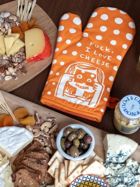 Oven Mitt - Fuck, I Love Cheese