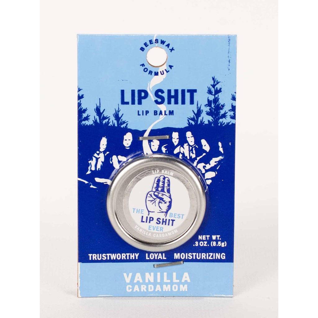 Blue Q Lip Shit Lip Balm - Vanilla & Cardamom